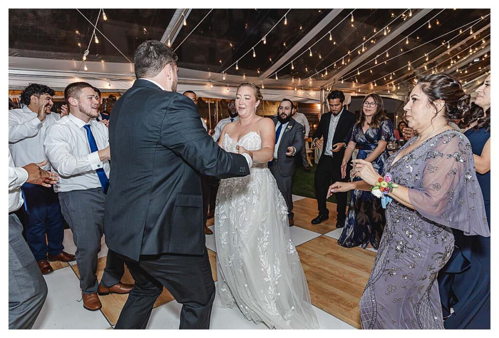 dancing at reception