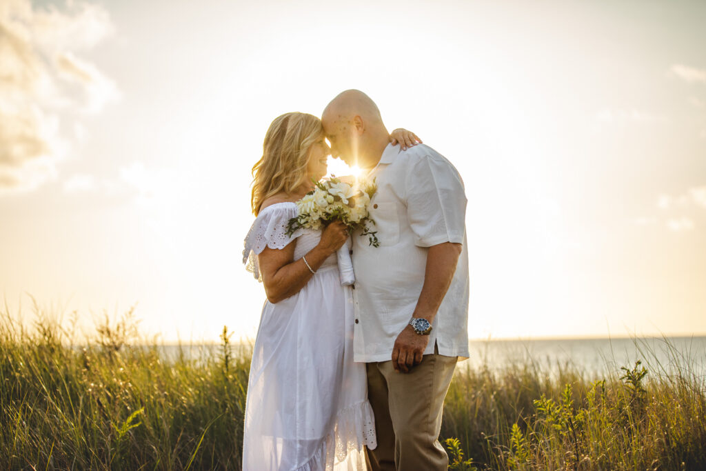 Cape May NJ wedding photographer beachfront ceremony